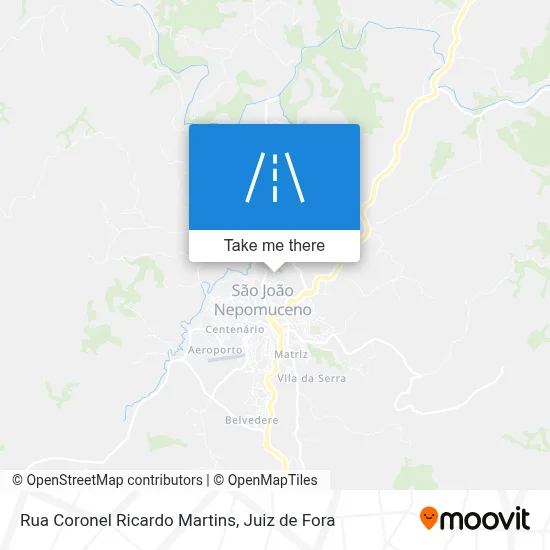 Rua Coronel Ricardo Martins map