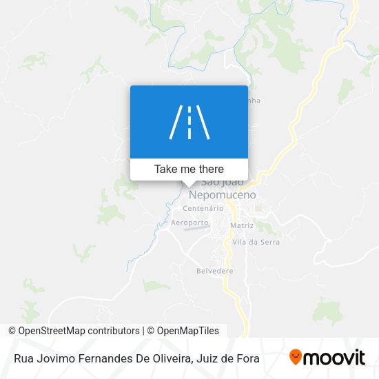 Rua Jovimo Fernandes De Oliveira map
