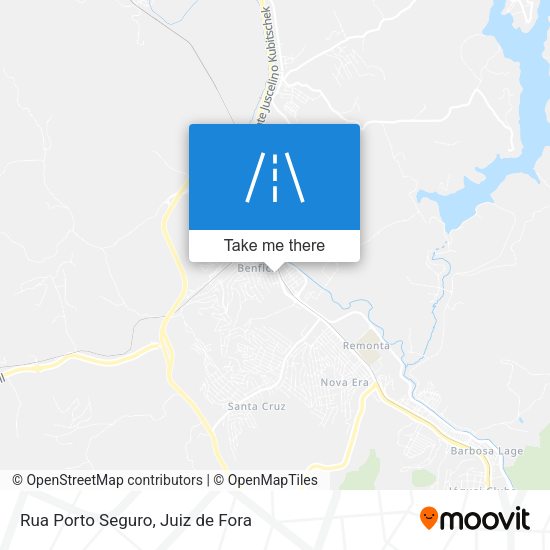 Rua Porto Seguro map