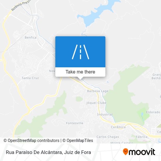 Rua Paraíso De Alcântara map