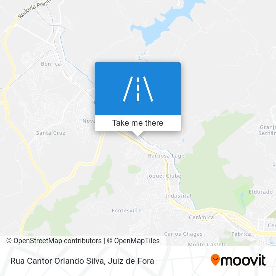 Rua Cantor Orlando Silva map