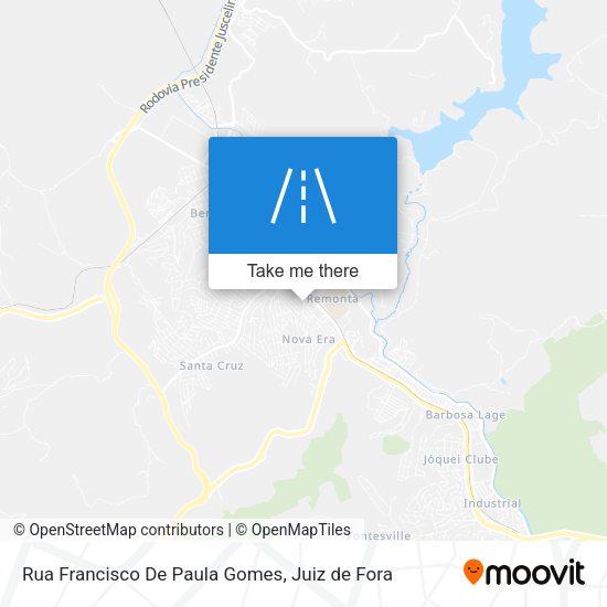 Rua Francisco De Paula Gomes map