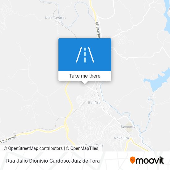 Rua Júlio Dionísio Cardoso map