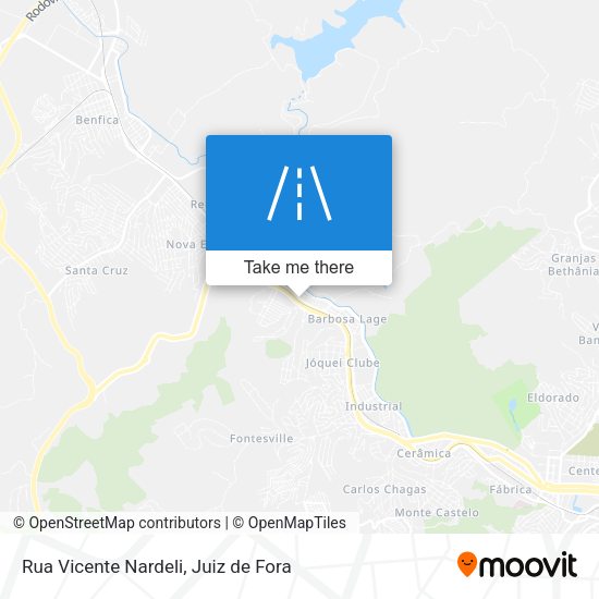 Rua Vicente Nardeli map