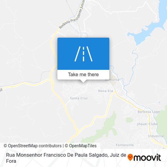 Rua Monsenhor Francisco De Paula Salgado map