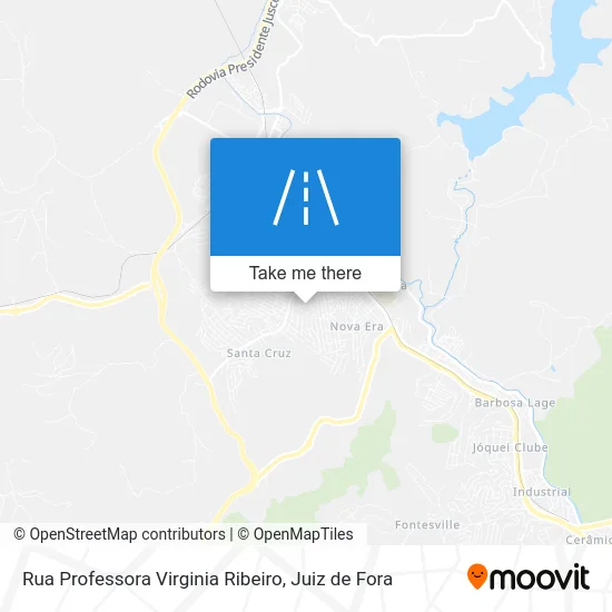 Rua Professora Virginia Ribeiro map