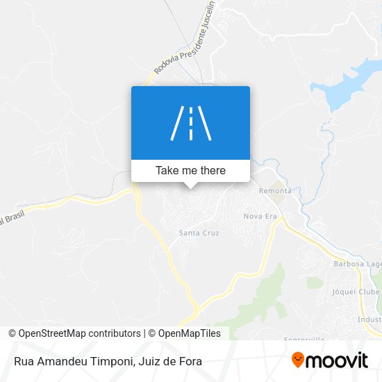 Rua Amandeu Timponi map