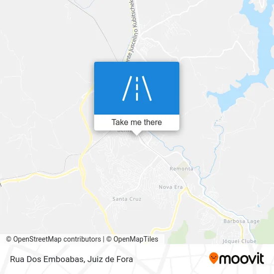 Rua Dos Emboabas map
