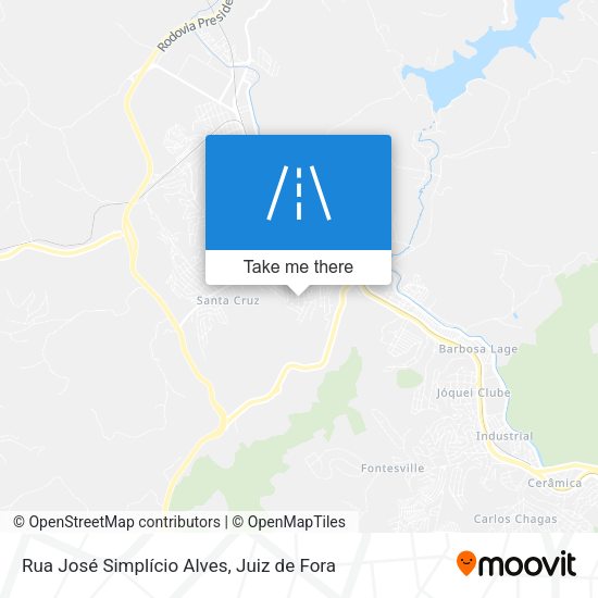 Rua José Simplício Alves map
