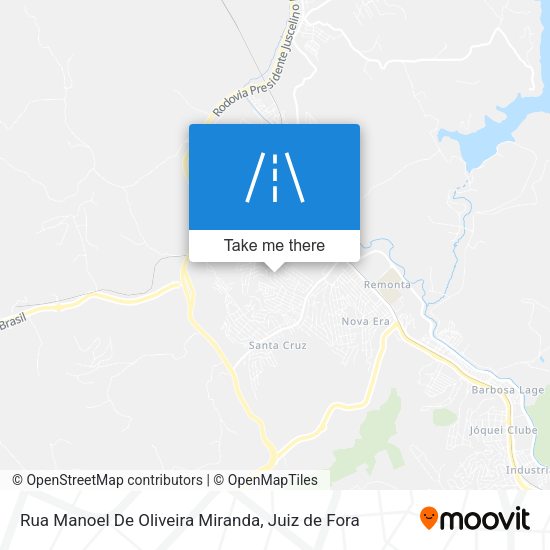 Rua Manoel De Oliveira Miranda map