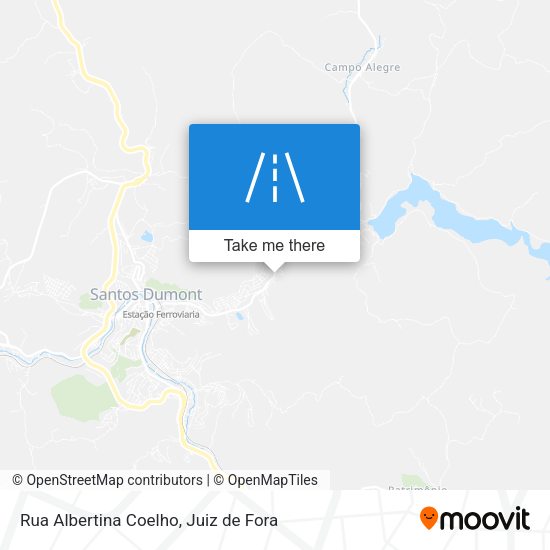 Rua Albertina Coelho map