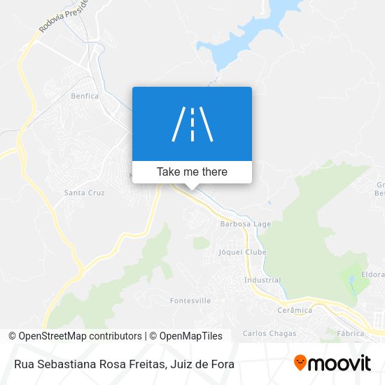 Rua Sebastiana Rosa Freitas map