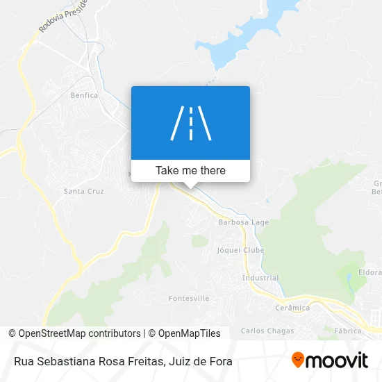 Rua Sebastiana Rosa Freitas map