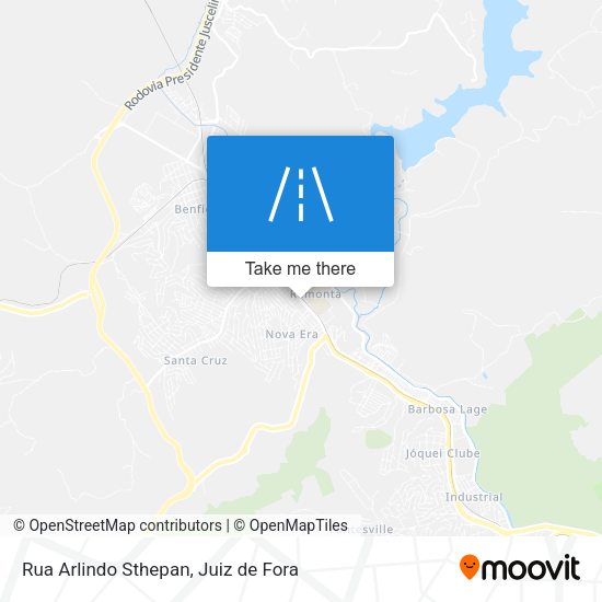 Rua Arlindo Sthepan map