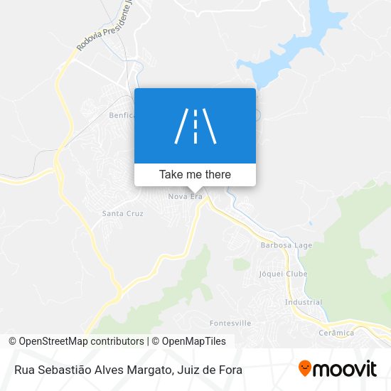 Rua Sebastião Alves Margato map
