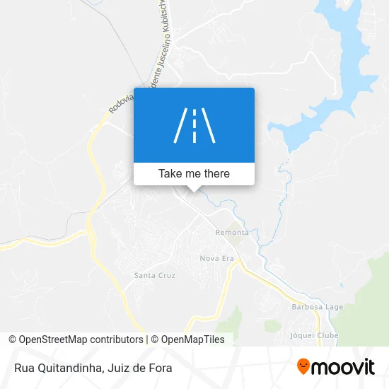 Rua Quitandinha map