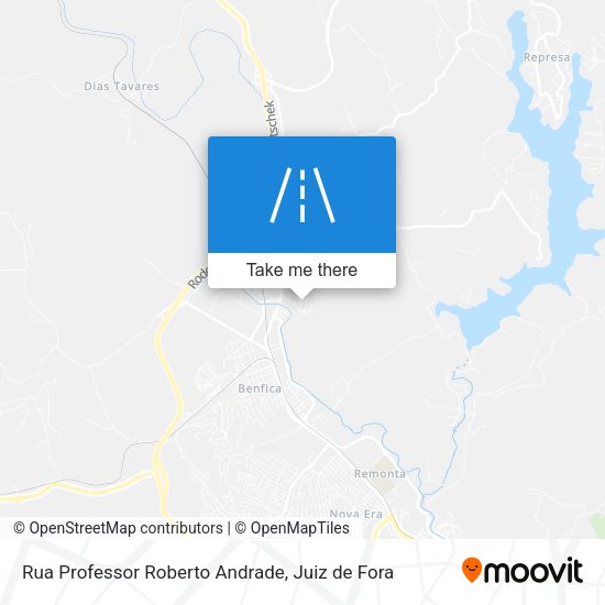 Rua Professor Roberto Andrade map