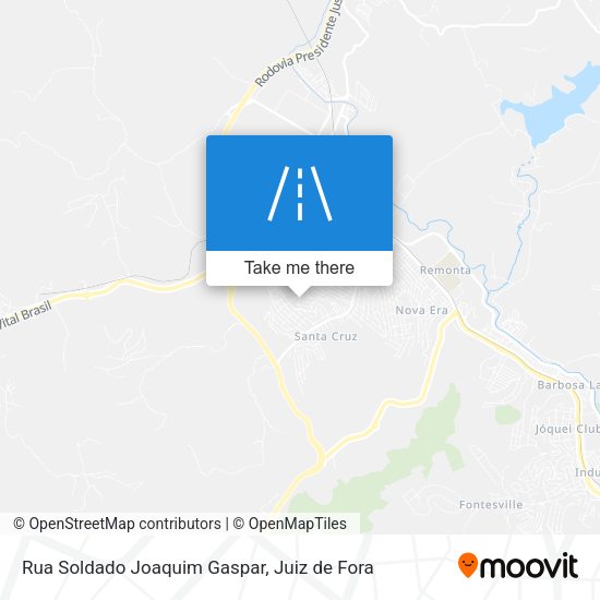 Rua Soldado Joaquim Gaspar map
