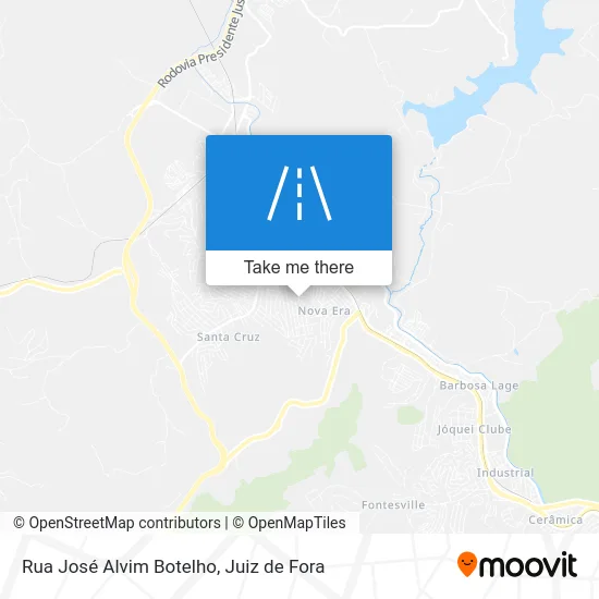 Rua José Alvim Botelho map