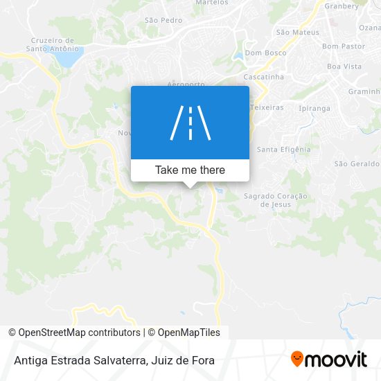 Antiga Estrada Salvaterra map