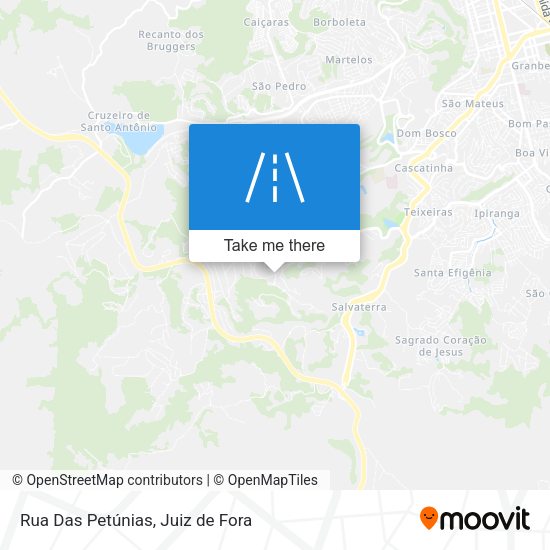 Rua Das Petúnias map