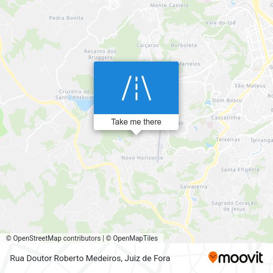 Rua Doutor Roberto Medeiros map