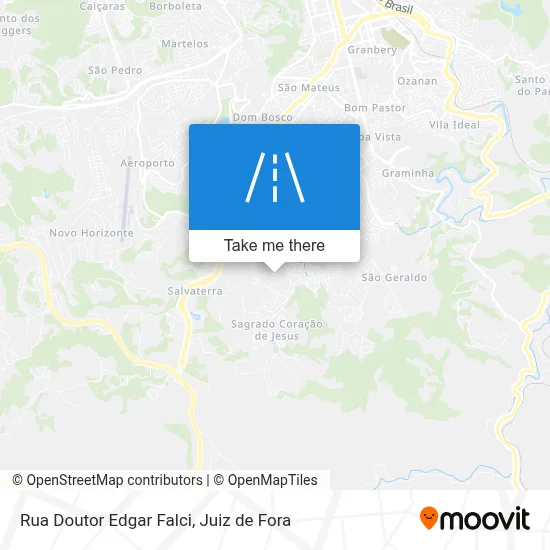 Rua Doutor Edgar Falci map
