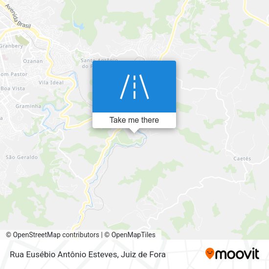 Rua Eusébio Antônio Esteves map