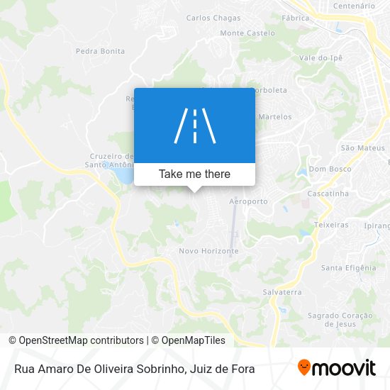 Rua Amaro De Oliveira Sobrinho map
