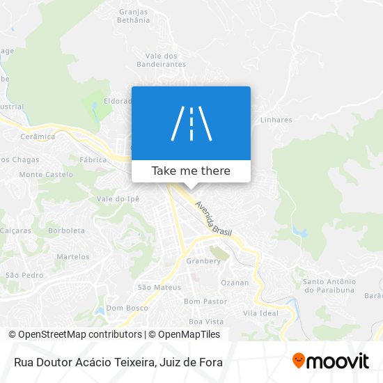 Mapa Rua Doutor Acácio Teixeira