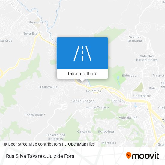 Rua Silva Tavares map