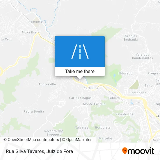 Rua Silva Tavares map