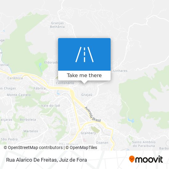 Rua Alarico De Freitas map