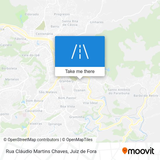 Rua Cláudio Martins Chaves map