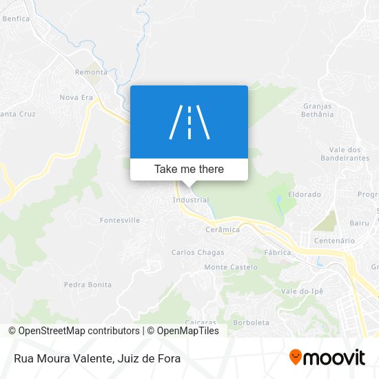 Rua Moura Valente map