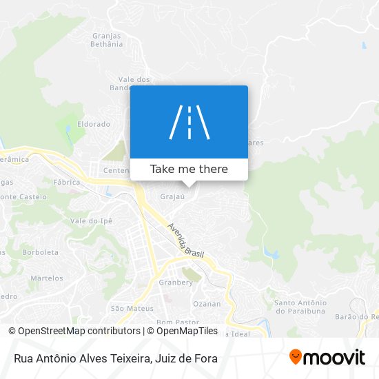 Rua Antônio Alves Teixeira map