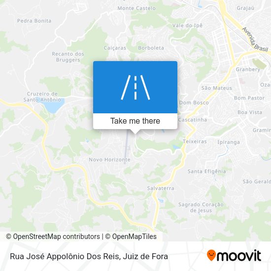 Rua José Appolônio Dos Reis map