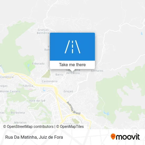 Rua Da Matinha map