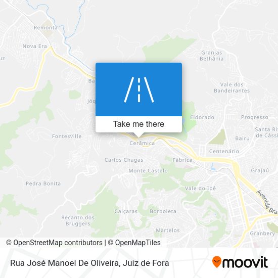 Rua José Manoel De Oliveira map