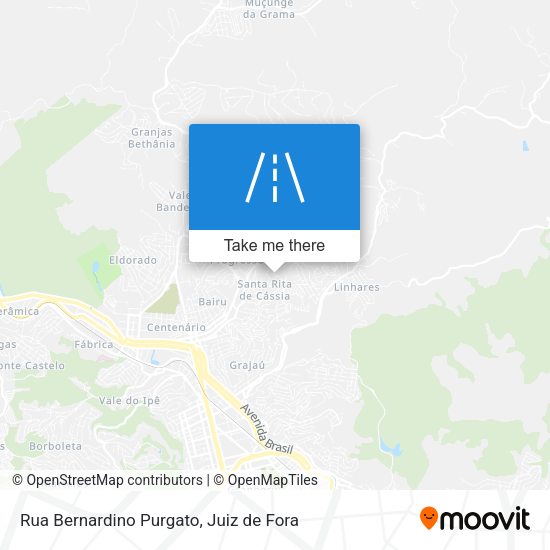 Rua Bernardino Purgato map