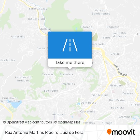 Rua Antonio Martins Ribeiro map