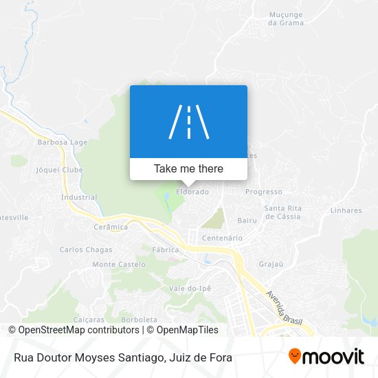 Rua Doutor Moyses Santiago map