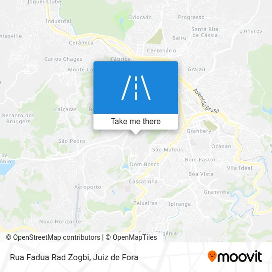 Rua Fadua Rad Zogbi map