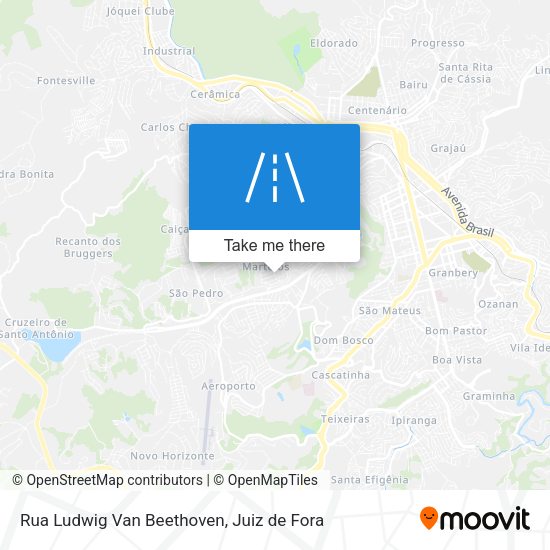 Rua Ludwig Van Beethoven map