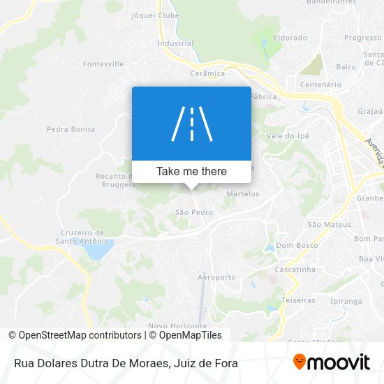 Rua Dolares Dutra De Moraes map