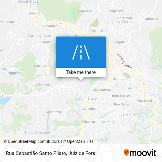 Rua Sebastião Santo Pilato map