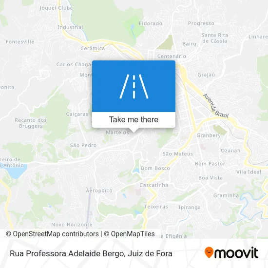 Rua Professora Adelaide Bergo map
