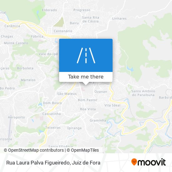 Mapa Rua Laura Palva Figueiredo