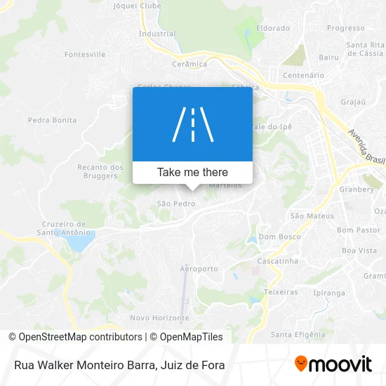 Rua Walker Monteiro Barra map