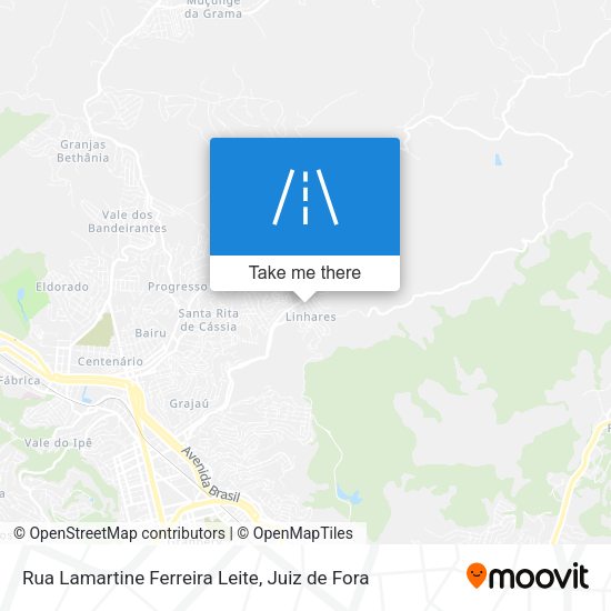 Rua Lamartine Ferreira Leite map